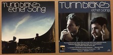 TURIN BRAKES Rare 2003 Set 2 DOUBLE SIDE PROMO POSTER FLAT of Ether CD MINT USA