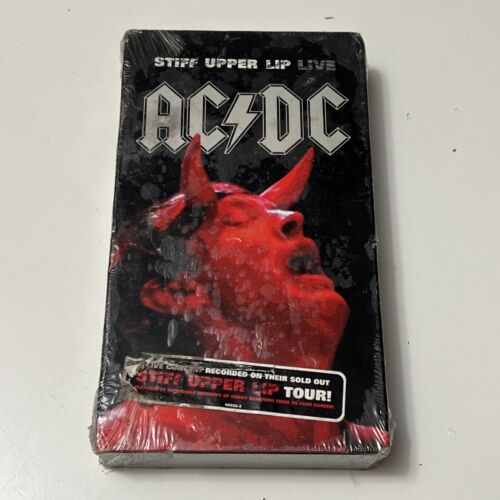 AC/DC STIFF UPPER LIFT LIVE VHS TAPE 2001 HEAVY METAL  NEW - Afbeelding 1 van 8