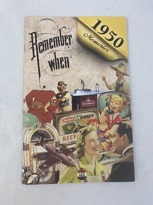 1950 REMEMBER WHEN... Memories SEEK PUBLISHING Kardlet Fast Ship