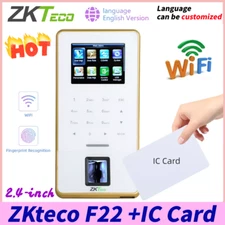ZKteco F22 Wifi IC Card Time Attendance System Fingerprint System Access Control