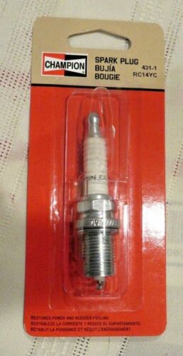Nuovo - Candela di accensione Champion 4311 per prato e giardino, #431-1, RC14YC