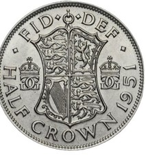 1948 King George VI  Halfcrown United Kingdom Coin Gift Wedding Collection