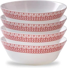 Corelle Everyday Expressions 4-Pc Soup/Cereal Bowls Set, Service for 4, Durable