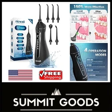 Rechargeable Dental Flosser with 11 Intensity Levels - Perfect for Travel & Home