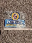 Vintage Foster's Beer Sign, 2 Sided Plastic Board In Original Packaging