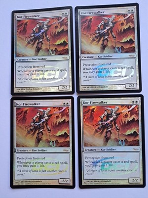 MTG  KOR FIREWALKER  DCI FOIL # 36 NM/MT UNPLAYED x 4