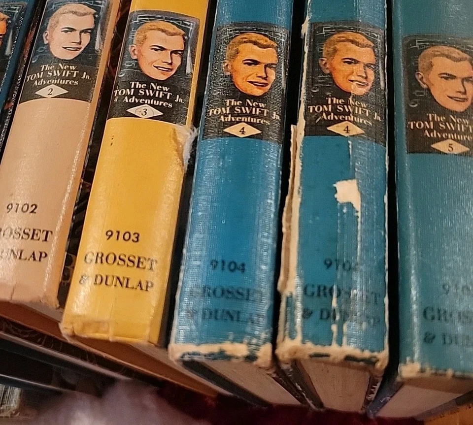 Vintage Tom Swift Jr. Book Lot of 12 Victor Appleton Science Adventure 1954-59 - Image 3 of 4