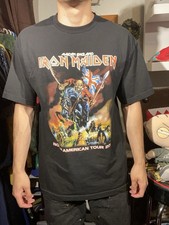 Iron Maiden 2012 Gira Norteamericana Camiseta Concierto Retro Banda Ciudades Fechas
