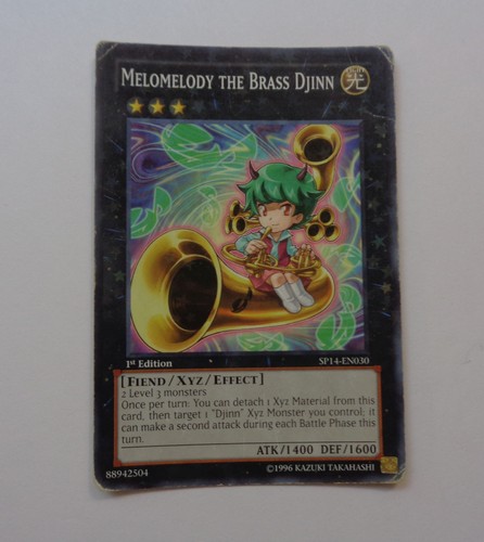 Melomelody the Brass Djinn [Starfoil] SP14-EN030 YuGiOh Star Pack 2014 card