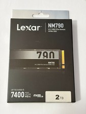 Lexar 2TB NM790 Internal NVMe SSD, 7400/6500 MB/s, M.2 2280, PCIe Gen 4x4