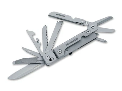 FOX KNIVES BlackFox Solver BF-207 Multitool AISI 440 Messer Säge Schraubenzieher - 09FX2011