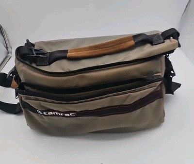 Tamrac 603 Vintage Gray Nylon Camera Shoulder Bag Lens-Bridge System Made in USA