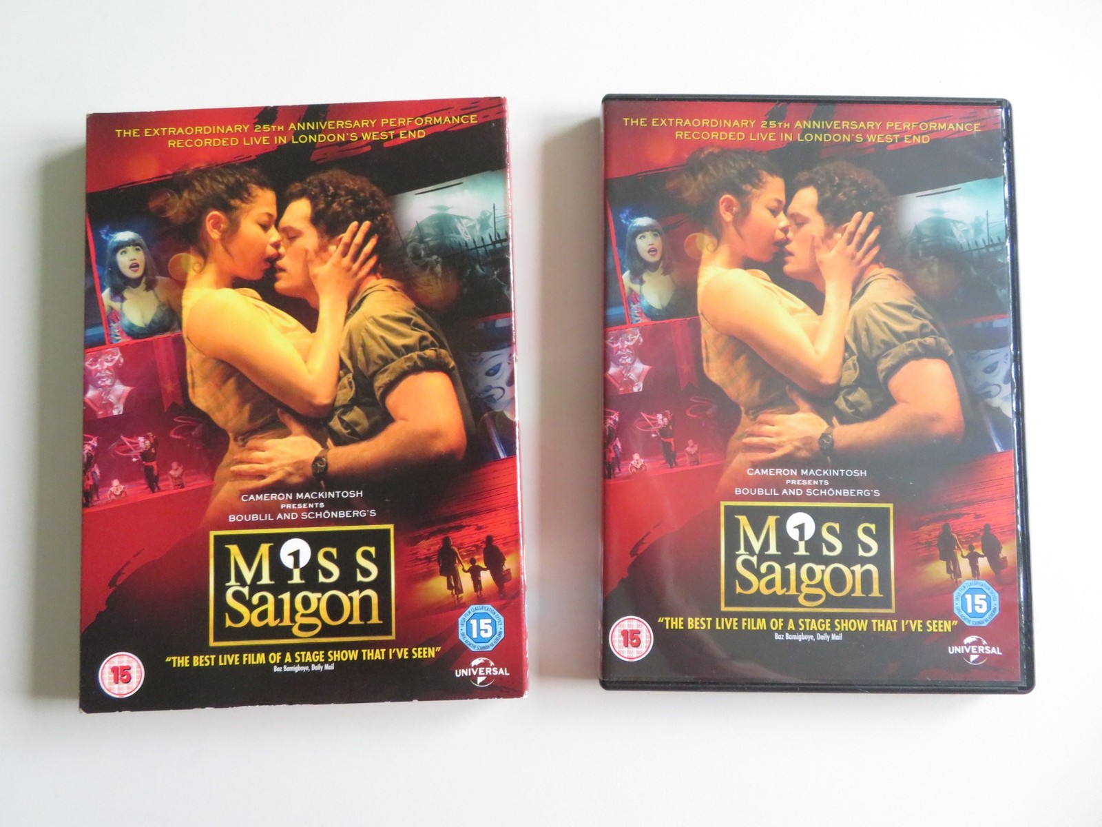 MISS SAIGON: 25TH ANNIVERSARY - 2 DISC (DVD) NOBLEZADA 2016 REGION 2,4