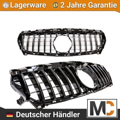 Panamericana Frontgrill Kühlergrill Schwarz passend für Mercedes W117 CLA 13-16