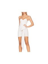 NOOKIE Womens Sequined Sleeveless Sweetheart Neckline Mini Party Body Con Dress