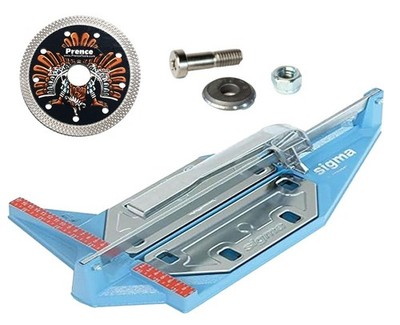 SIGMA 7F 14  Pull Tile Cutter +Scoring Wheel &Diamond Mesh Blade SHIPS FROM USA