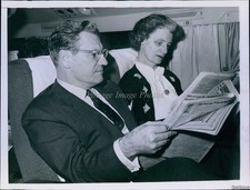 1959 Albany Nelson Rockefeller Suit Formal Wear Event 7X9 Historic Vintage Photo