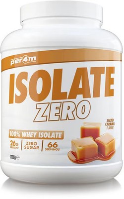 Per4m Whey Isolate Zero, 2000 g Dose, Salted Caramel