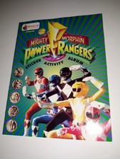 1994 Mighty Morphin Power Rangers Merlin Sticker Album Vintage With 95 Stickers