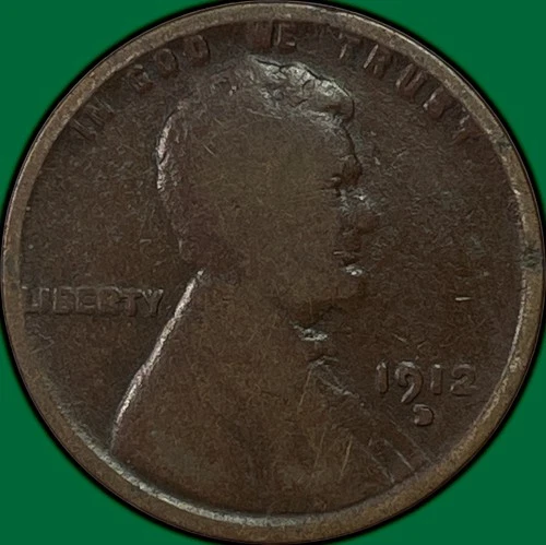 1912-D Lincoln Wheat Cent Good G Coin #37471