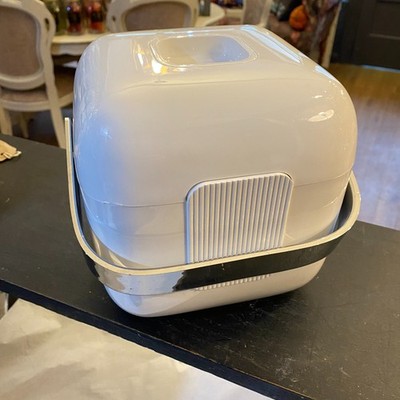 Pozzi Guzzini ''Amanda'' + Orig Zangen Eiskübel Retro Vintage MCM Cool White Cube