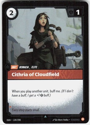Cithria of Cloudfield Foil 139/298 Origins Riftbound League of Legends