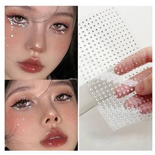 Face Rhinestone Sticker Star Rhinestone Stickers Love Diamond Stickers Beautiful