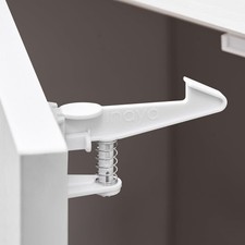 cabinet locks child safety latches baby proofing furniture no tools 12 pack