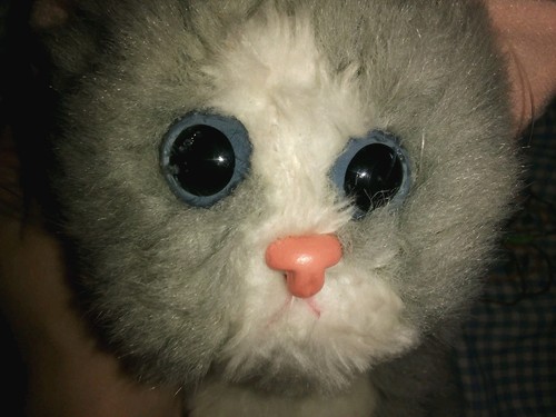 2000 Kitty Kitty Kittens By Tyco Purs "Smokey" Very Fluffy, Nose Replacement - Picture 4 of 10