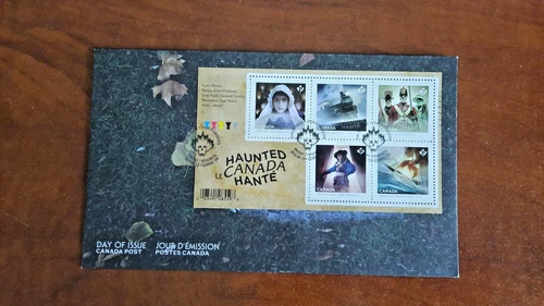 Canada 2014 #2748 FDC Hauted House Canada souenir Sheet single Unaddressed