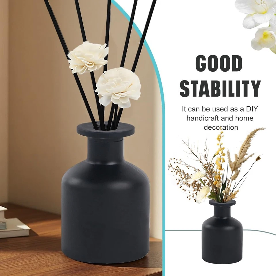 Botella difusora de aceite esencial de vidrio 150 ml 5 oz tarro de aromaterapia recargable vacío Foto 4 de 4