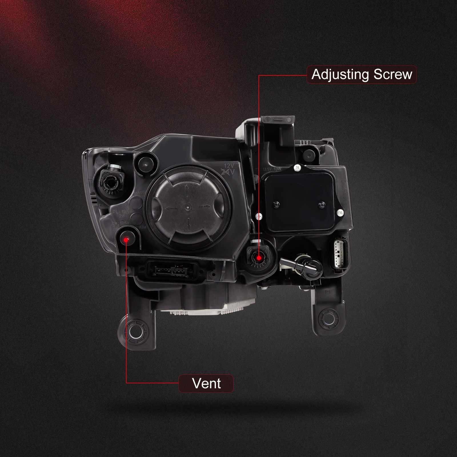 Pair [LED DRL Type] HID Headlights For Jeep Grand Cherokee Altitude 2014-2015