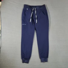 Figs Scrub Pants Womens Small Blue Zamora Jogger Technical Collection Medical