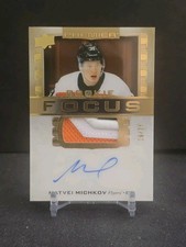 2024-25 Upper Deck Premier Rookie Focus Matvei Michkov Gold /25 RC #PFI-MI  