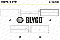 Glyco H1076/5STD Kurbelwellenlager FüR Ford
