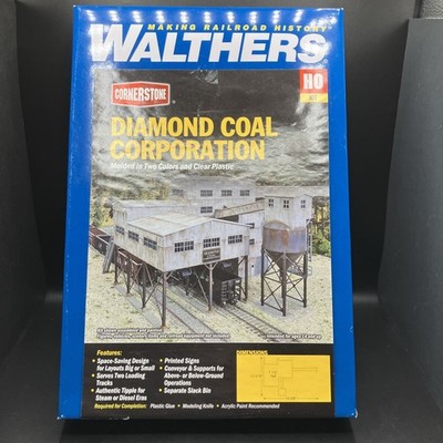 HO Scale Walthers Cornerstone 933-4046 Diamond Coal Corporation Building Kit