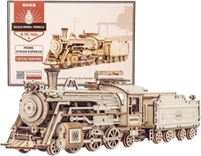 3D Wooden Puzzle for Adults Mechanical Car Model-Diy Building Vehicle Kits-Brain