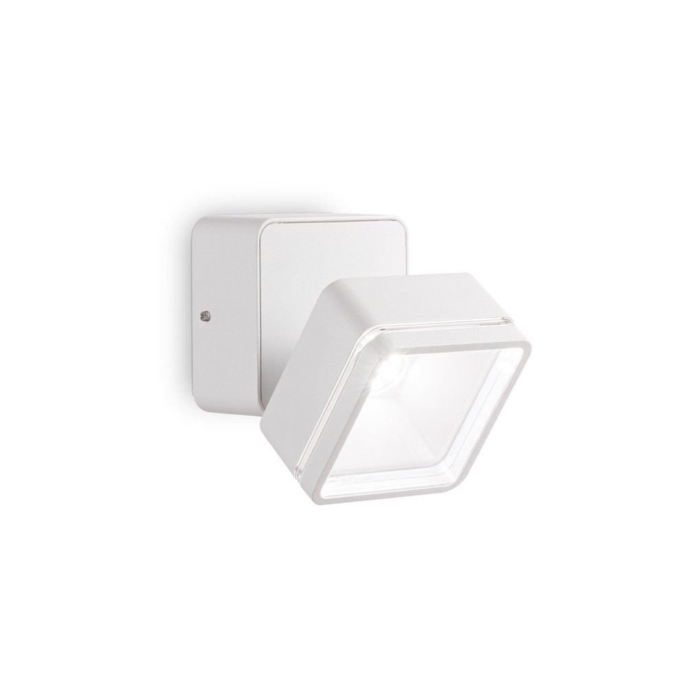 Applique LED Square Omega Metallo Bianco | Luce Naturale per la Casa