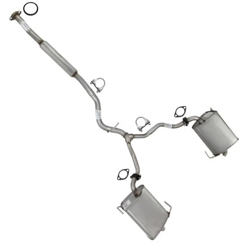 Stainless Steel Exhaust Resonator Muffler Kit fit: 2006-2009 Subaru Outback 2.5L