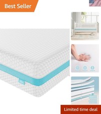 Crib Mattress Toddler Mattress Memory Foam Extra Support Breathable Cover