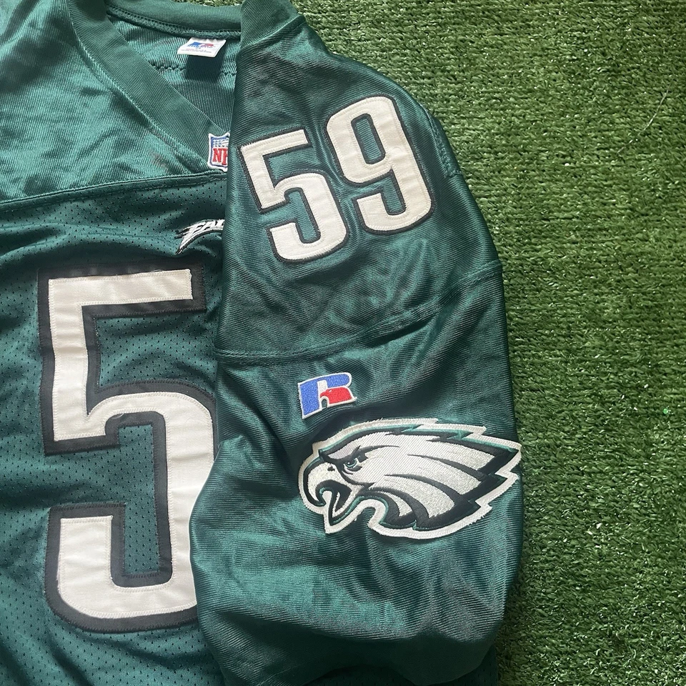 Vintage 90’s Russell Athletic Autographed Mike Mamula Philadelphia Eagles Jersey - Image 4 of 4