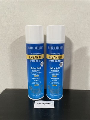 Marc Anthony Argan Oil Extra Hold Hairspray with Keratin 8.8oz x2