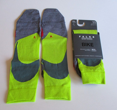 2 Paar - Falke ergonomic Bike Kurz- Socken unisex Gr. 44-45