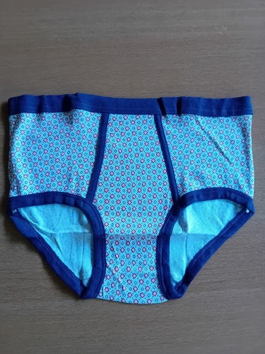 Vintage Slip Schlüpfer Unterhose 60er 70er Jahre, Gr. 7 dunkel blau