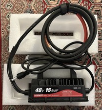 YILEIDE 15A 48V Golf Cart Battery Charger for Club Car with 3-Pin Round Plug New