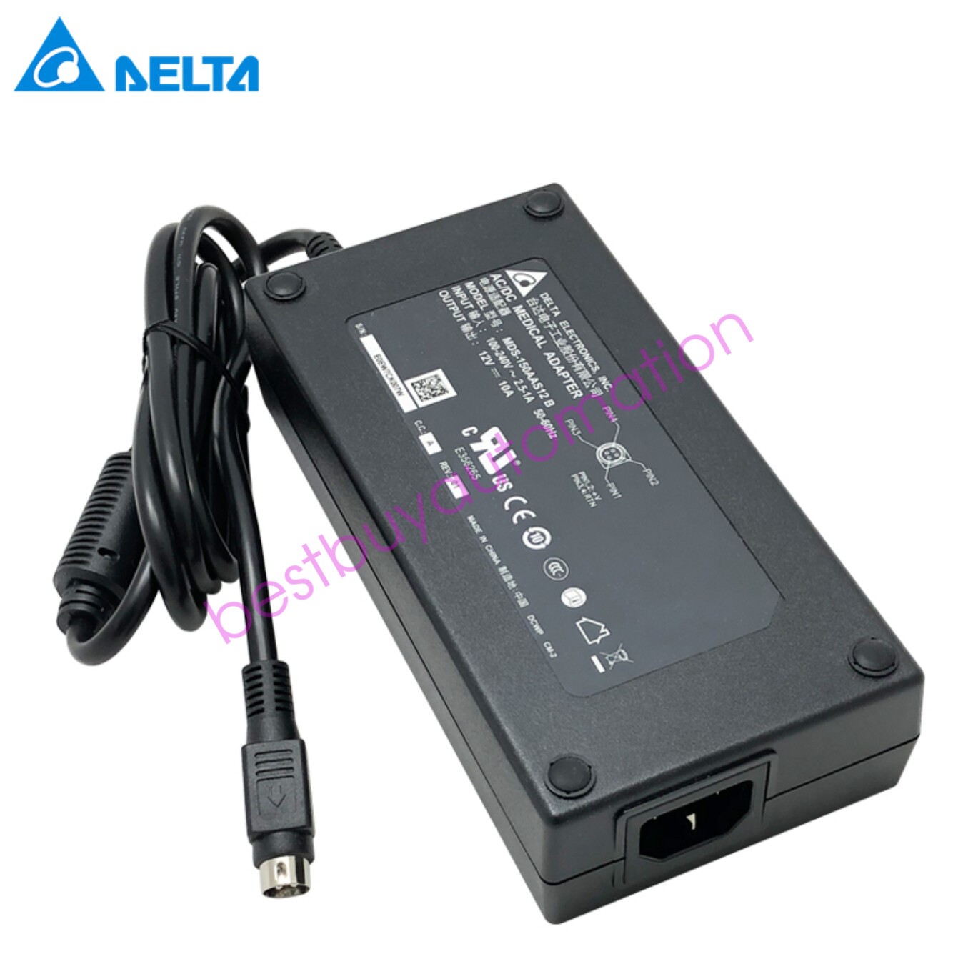 DELTA AC-DC Medical Power Adapter MDS-150AAS12 B 12V 10A 120W MDS-150AAS12B