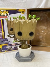 Funko POP! Marvel Guardians of the Galaxy Groot Supersized 18'' #1 DAMAGED BOX