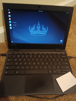 Lenovo Chromebook 100e Upgraded with Ubuntu OS  24.04.2 Linux Laptop