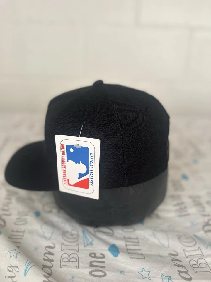 Vintage San Francisco Giants Hat Snapback Sports Specialties Black Youngan SF DS - Image 2 of 4