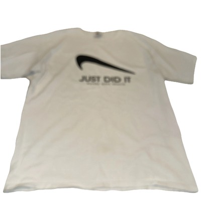 Vintage Upside Down Swoosh Just Did It Sex Nike  T Shirt Mens. Size-M